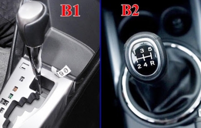 Giấy phép lái xe hạng B1 và B2 khác nhau điểm nào? 